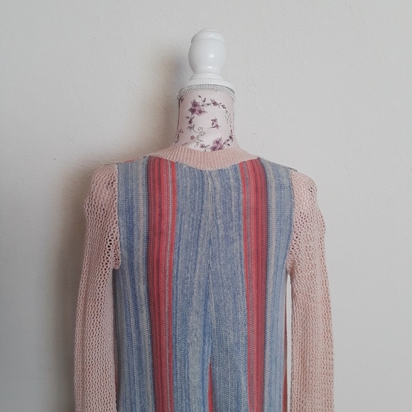 American Rag sz:xs Pastel Sleeve Knit Cardigan - Picture 5 of 8